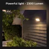 Inteligentny zewnętrzny reflektor naścienny Philips Hue biały Welcome Floodlight, LED 20,5 W, wejście 220–240 V, żarówka 24 V, czarny, 160×220×153 mm