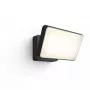Inteligentny zewnętrzny reflektor naścienny Philips Hue biały Welcome Floodlight, LED 20,5 W, wejście 220–240 V, żarówka 24 V, czarny, 160×220×153 mm