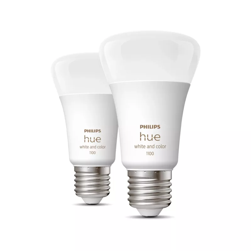 Philips Hue biały and colour ambience A60 – E27 inteligentna żarówka – 1100 (2 szt.)