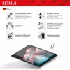 Displex Tablet Glass (9H) dla Samsung Galaxy Tab S7/S8/S9/S9 FE/S10 FE/S10 Lite, ramka montażowa Eco, nietłukąca się
