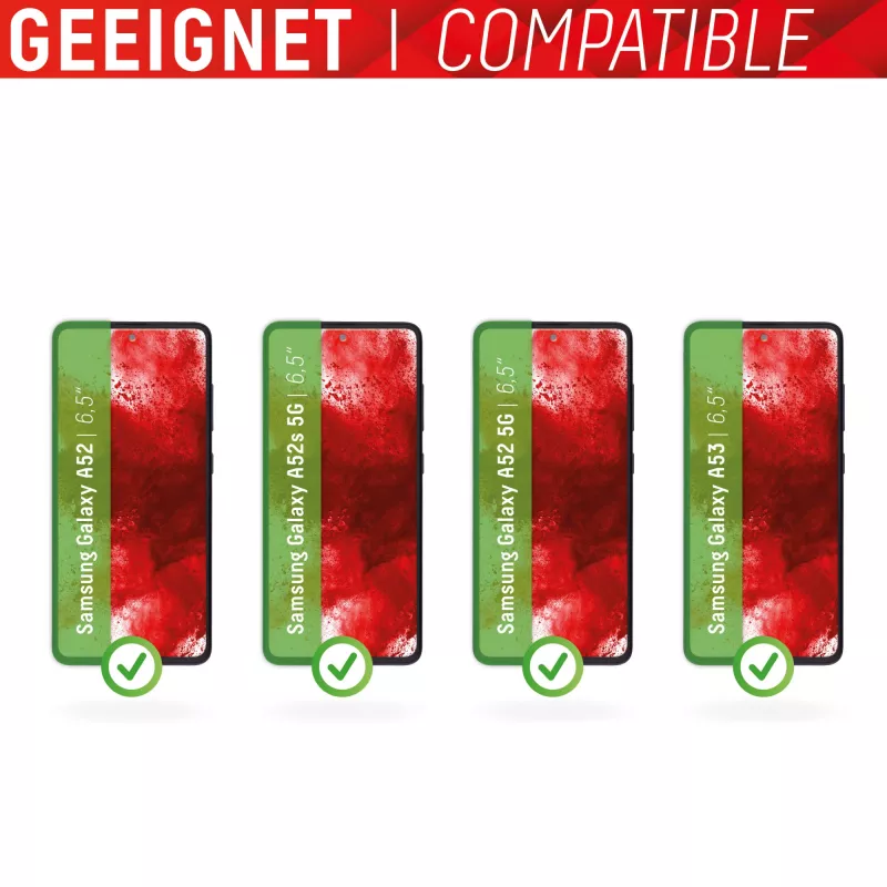 Displex Smart Glass (9H) do Samsung Galaxy A52/A52(s) 5G/A53 5G, naklejka montażowa, niezniszczalne, ultracienkie, niewidoczne