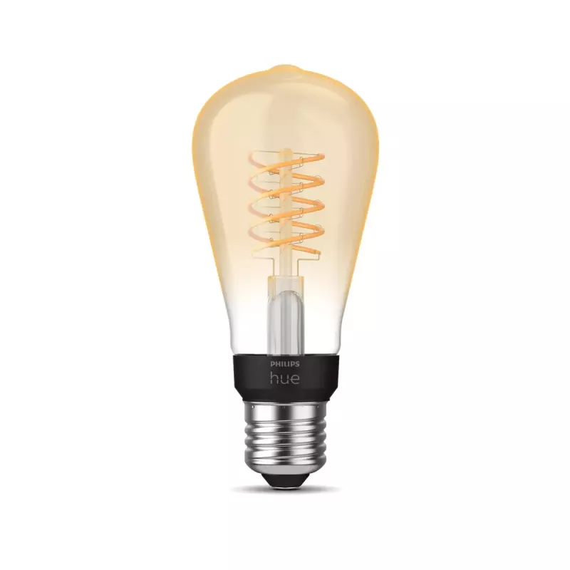 Inteligentna żarówka Philips ST64 Edison E27 Bluetooth/Zigbee, 7 W, przezroczysta, 60×135 mm