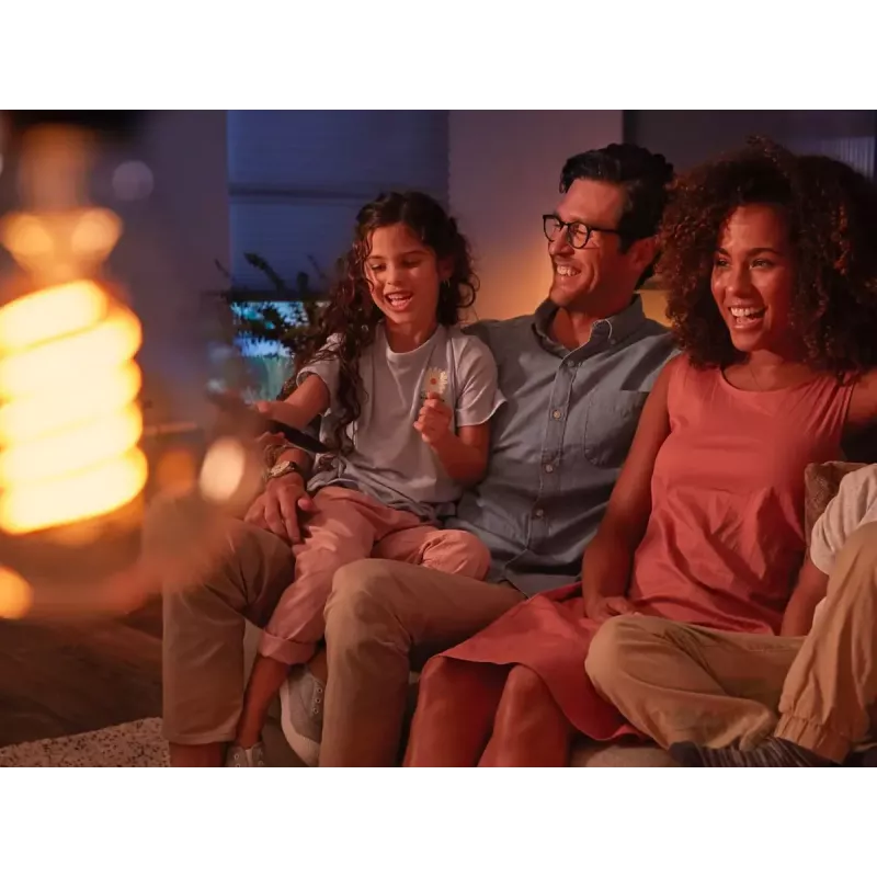 Inteligentna żarówka Philips ST64 Edison E27 Bluetooth/Zigbee, 7 W, przezroczysta, 60×135 mm