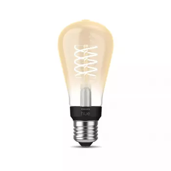 Inteligentna żarówka Philips ST64 Edison E27 Bluetooth/Zigbee, 7 W, przezroczysta, 60×135 mm
