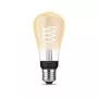Inteligentna żarówka Philips ST64 Edison E27 Bluetooth/Zigbee, 7 W, przezroczysta, 60×135 mm