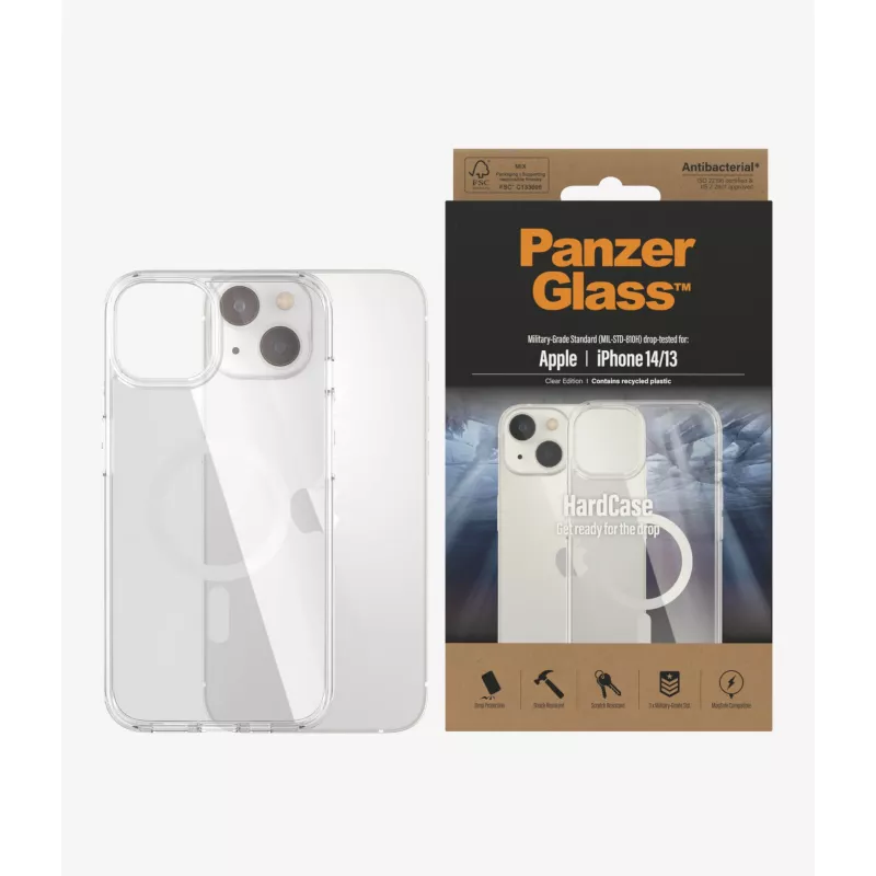 PanzerGlass HardCase MagSafe Przezroczysty etui na telefon komórkowy 15,5 cm (6,1 cala) Obudowa