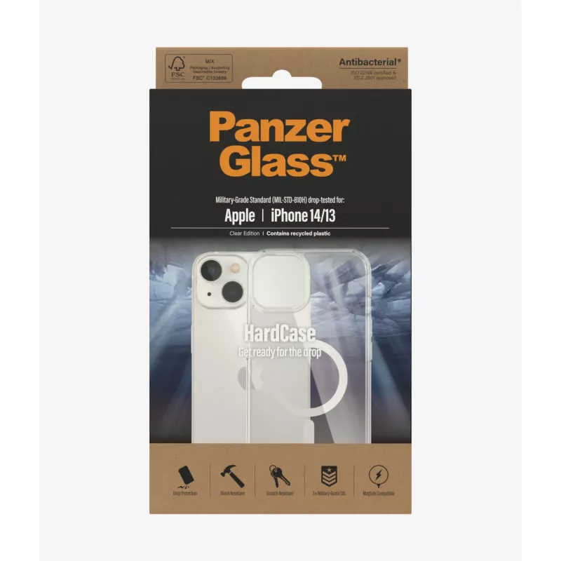 PanzerGlass HardCase MagSafe Przezroczysty etui na telefon komórkowy 15,5 cm (6,1 cala) Obudowa