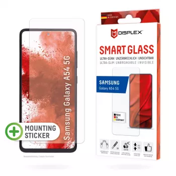 Displex Smart Glass (9H) do Samsung Galaxy A54 5G, naklejka montażowa, nietłukące