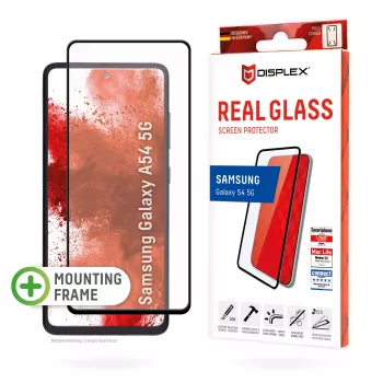 Displex Full Cover Screen Protector (10H) do Samsung Galaxy A54 5G, Eco Mounting Frame, Pełne Pokrycie