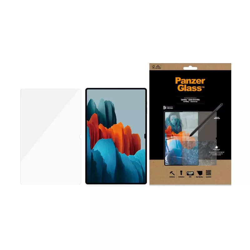 PanzerGlass ® Ochrona ekranu Samsung Galaxy Tab S8 Ultra | S9 Ultra | Ultra-Wide Fit