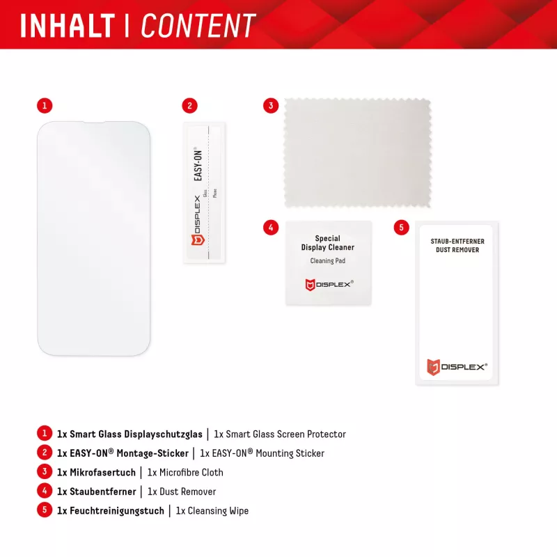 Displex Smart Glass (9H) do Samsung Galaxy A34 5G, naklejka montażowa, nietłukąca, ultracienka, niewidoczna