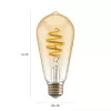 Inteligentna żarówka Hombli HBEB-0212 Wi‑Fi 5,5 W, złoty, klasa energetyczna A–G, Ø61×142 mm