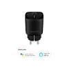 Inteligentne gniazdko Avanca International BV Hombli Smart Socket EU Czarny — Wi‑Fi, 220–250V, 3,68kW, wewnętrzne, plastikowe