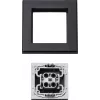 Osłona włącznika elektrycznego Homematic IP 156171A0, szara, 86×86×16 mm