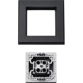 Osłona włącznika elektrycznego Homematic IP 156171A0, szara, 86×86×16 mm