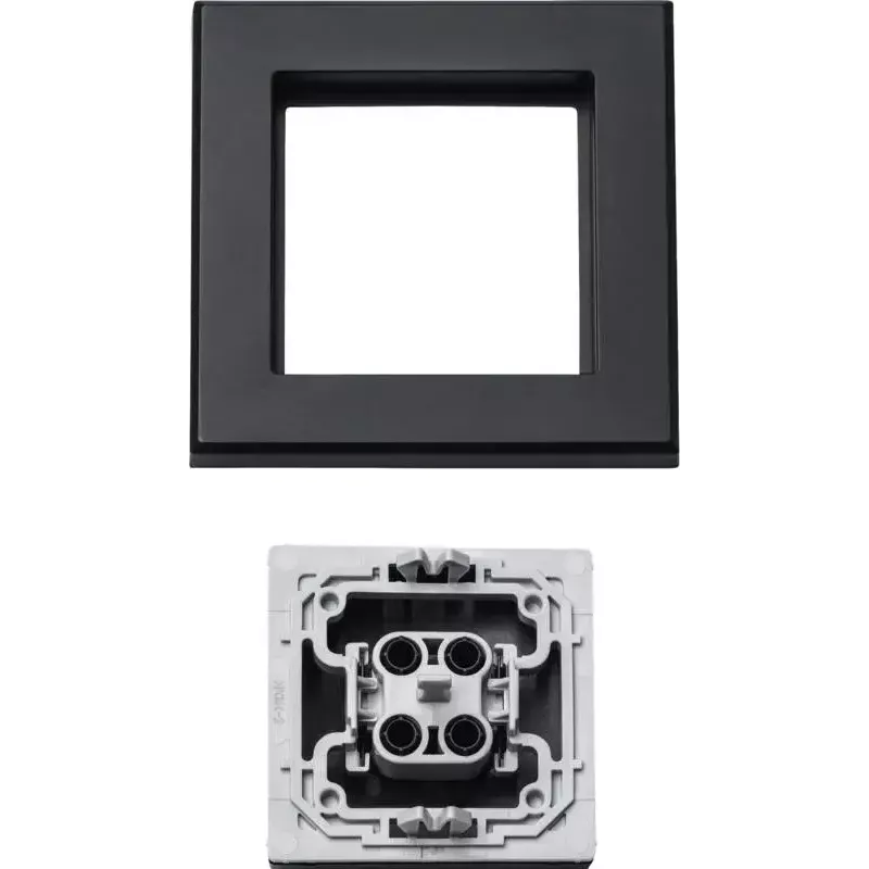 Osłona włącznika elektrycznego Homematic IP 156171A0, szara, 86×86×16 mm