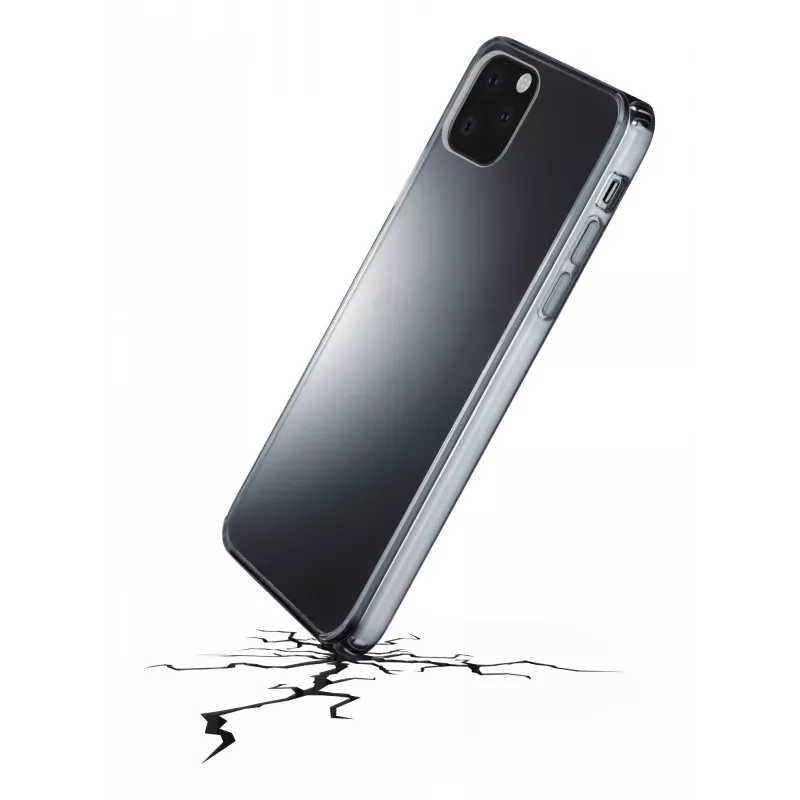 Cellularline Clear Protect - iPhone 12/12 Pro twarde etui z gumowymi krawędziami