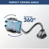 Sourcing Cellularline Hug Flexi XL uniwersalny pasywny uchwyt z przyssawką do telefonów komórkowych, czarny/szary