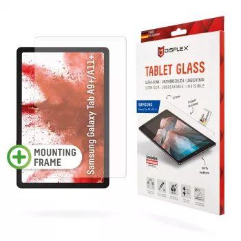 Displex Tablet Glass (9H) do Samsung Galaxy Tab A11+/A9+, Eko Ramka Montażowa, niełamliwe