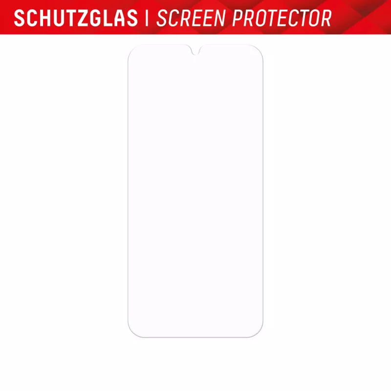Szkło ochronne Displex (10H) do Samsung A15/A15 5G, z ekologiczną ramką montażową, odporne na zarysowania
