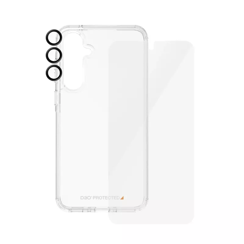 PanzerGlass® Pakiet ochronny 3-w-1 Samsung Galaxy A35 5G | Ultra-Wide Fit z EasyAligner