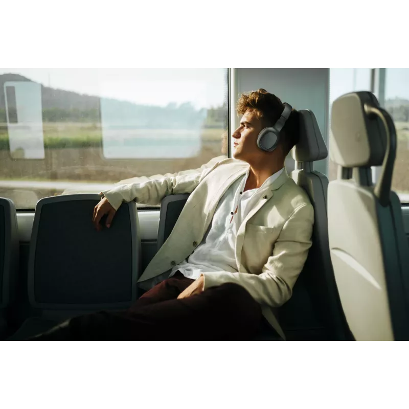 Bezprzewodowy zestaw słuchawkowy nauszny Music Sound Basic Bluetooth z pilotem i mikrofonem