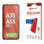Displex Szkło Ochronne (10H) do Samsung Galaxy A35/A55 5G, z Eko Ramką Montażową, odporne na zarysowania