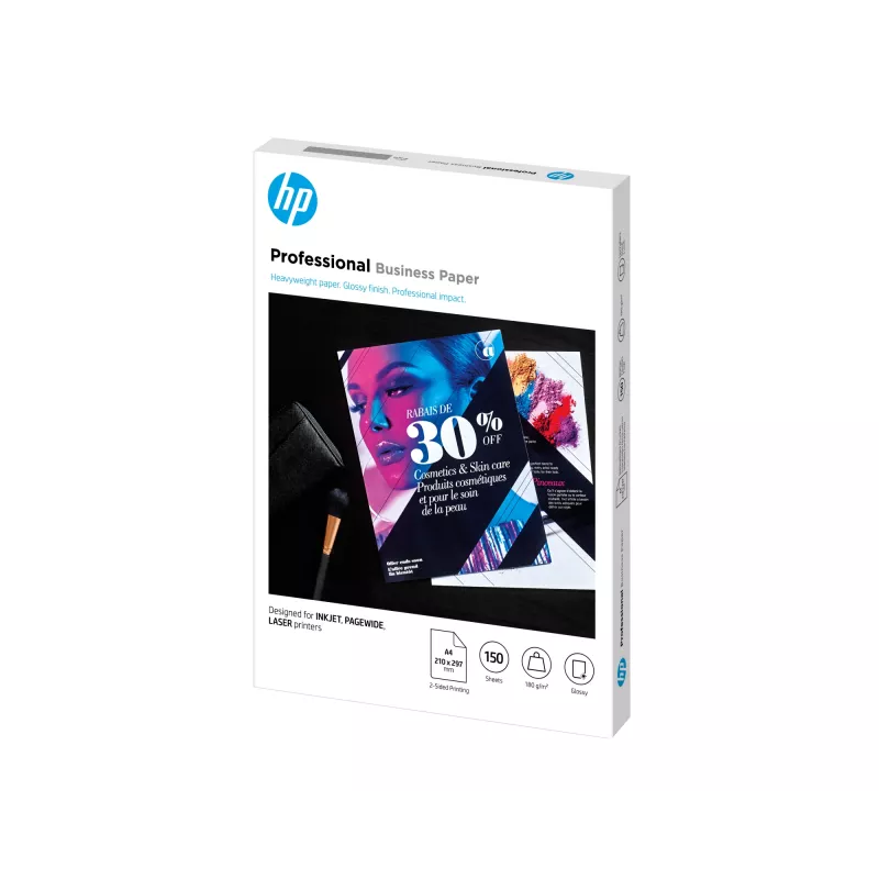 HP Professional Business Paper Glossy 180 g/m² A4 (210 x 297 mm) 150 arkuszy