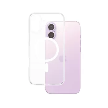 Cover PanzerGlass HardCase Transparent z białym MagSafe iPhone 16 Plus