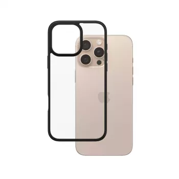 PanzerGlass ® HardCase Transparentny z czarną ramką iPhone 16 Pro Max