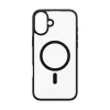 PanzerGlass ® HardCase Transparent w. Czarny MagSafe & Frame iPhone 16 Plus