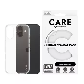 Etui PanzerGlass CARE by Flagship etui Transparent Urban Combat iPhone '24 6,1 inch
