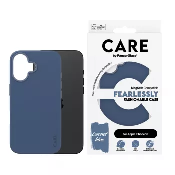 Cover PanzerGlass CARE by modne etui niebieski w. MagSafe iPhone 16