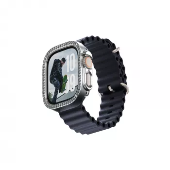 PanzerGlass SAFE. by ® Bling Bumper srebrny Apple Watch Ultra 3 | Ultra 2 | Ultra | 49 mm