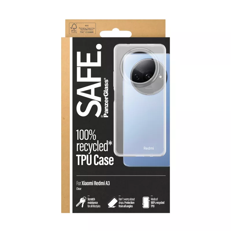 PanzerGlass SAFE. by ® etui TPU przezroczyste Xiaomi Redmi A3