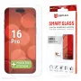 Displex Smart Glass (9H) do Apple iPhone 16 Pro, naklejka montażowa, nietłukące się