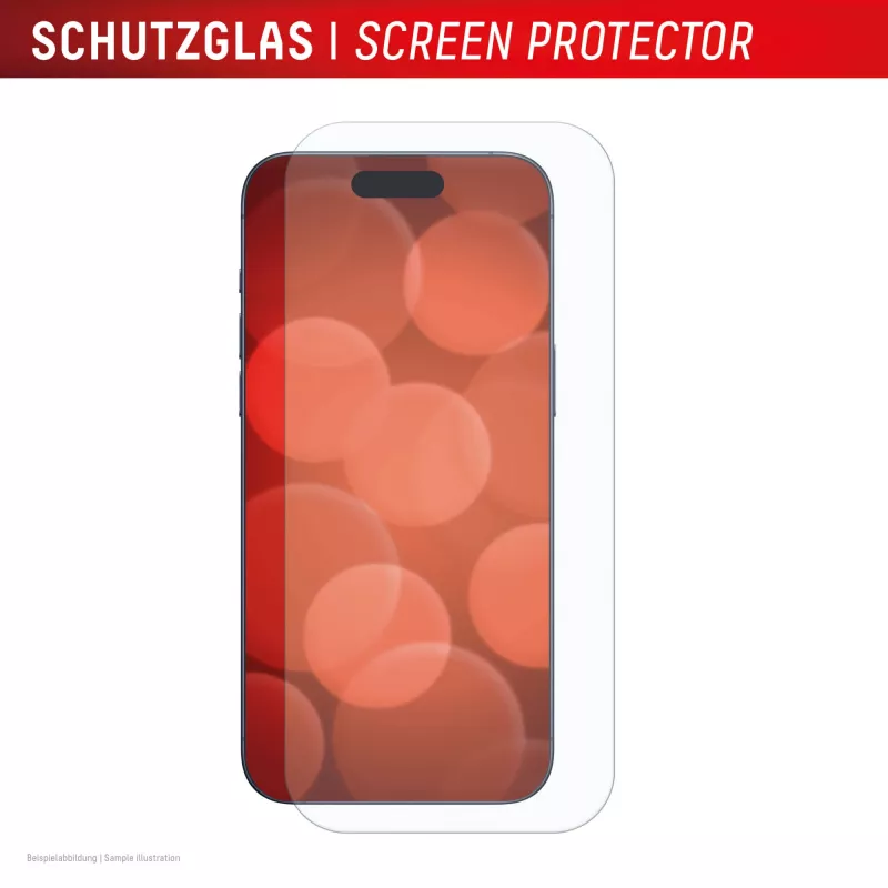Displex Smart Glass (9H) do Apple iPhone 16 Pro, naklejka montażowa, nietłukące się
