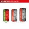 Displex Smart Glass (9H) do Apple iPhone 15/15 Pro/16, naklejka montażowa, niezniszczalne