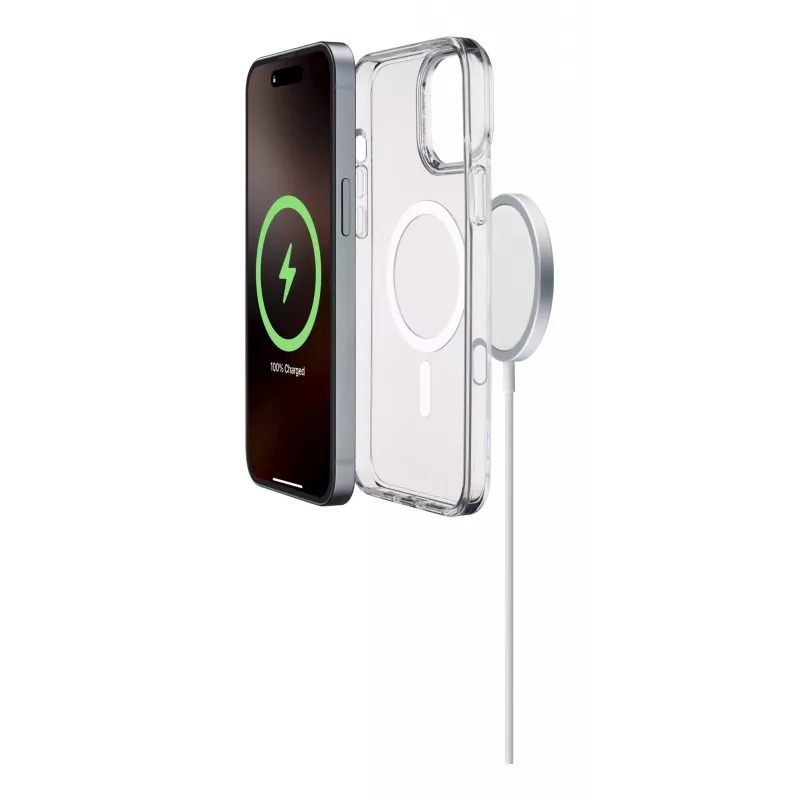 Cellularline Gloss Mag - etui magnetyczne do iPhone 16 Pro Max do ładowania i mocowania do ładowarki MagSafe