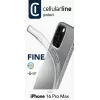 Cover Cellularline FINECIPH16PRMT do iPhone 16 Pro Max przezroczysty