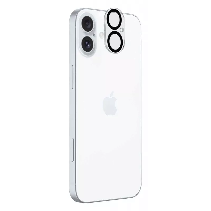 Osłona obiektywu aparatu Cellularline - iPhone 16 Ochrona przezroczysta, odporna na zarysowania i wstrząsy