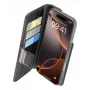Cellularline Book Agenda - iPhone 16 Pro etui książkowe ze sztucznej skóry z zamknięciem magnetycznym