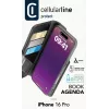 Cellularline Book Agenda - iPhone 16 Pro etui książkowe ze sztucznej skóry z zamknięciem magnetycznym