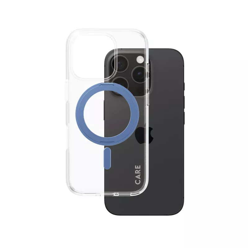 Cover PanzerGlass 1317 etui na telefon niebieski Transparent dla iPhone 16 Pro 6.3 cale