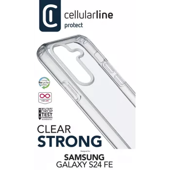 Etui do telefonu komórkowego Cellularline CLEARDUOGALS24FET, przezroczyste, 17 cm