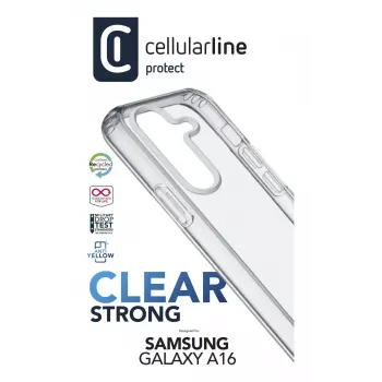 Cover Cellularline CLEARDUOGALA16T dla Samsung Galaxy A16 17 cm Transparentny