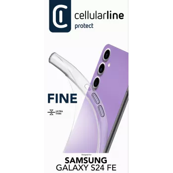 Cover Cellularline Galaxy S24 Fe 17 cm Transparent