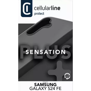 Cellularline Sensation etui do Samsung S24 FE czarne