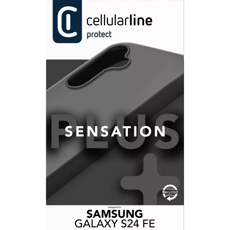 Cellularline Sensation etui do Samsung S24 FE czarne