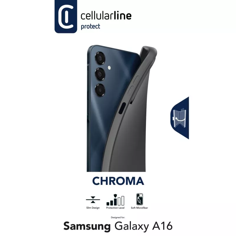 Cellularline Chroma - Galaxy A16 kolorowe etui z miękkiej gumy
